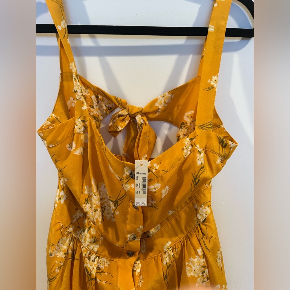 Madewell Floral Yellow Sundress - Picture 3 of 4